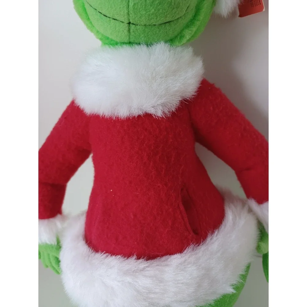 Vintage Hallmark The Grinch As Santa Christmas Plush Stuffed Animal Collectible